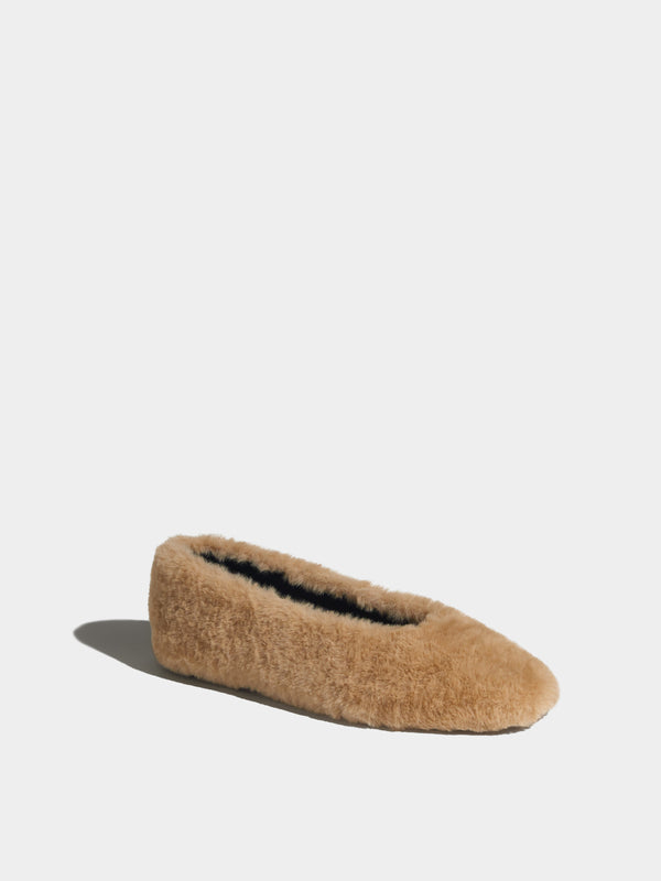 The Cuddler Ballet in Natural Faux Fur