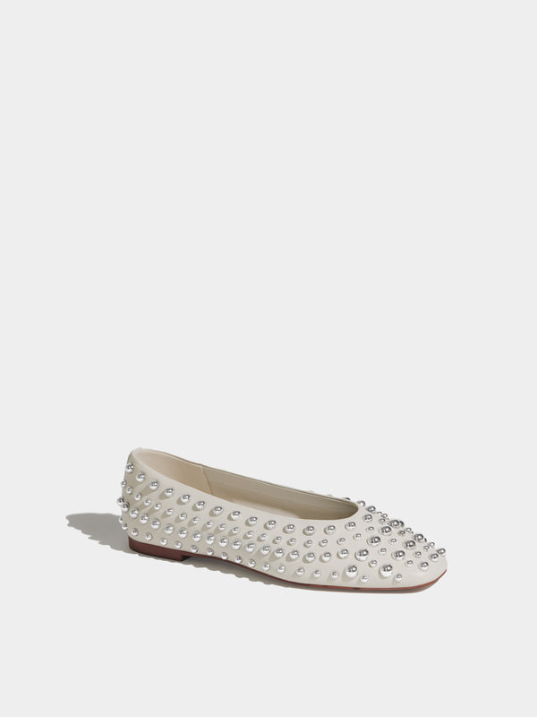 The Lover Ballet Flat in Bone