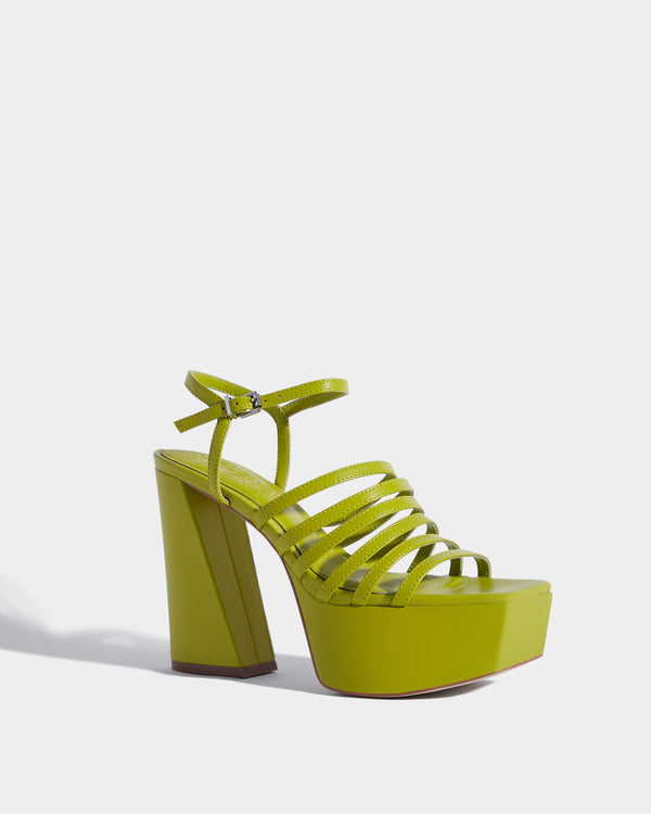 The Honeymoon Platform in Citrus Green
